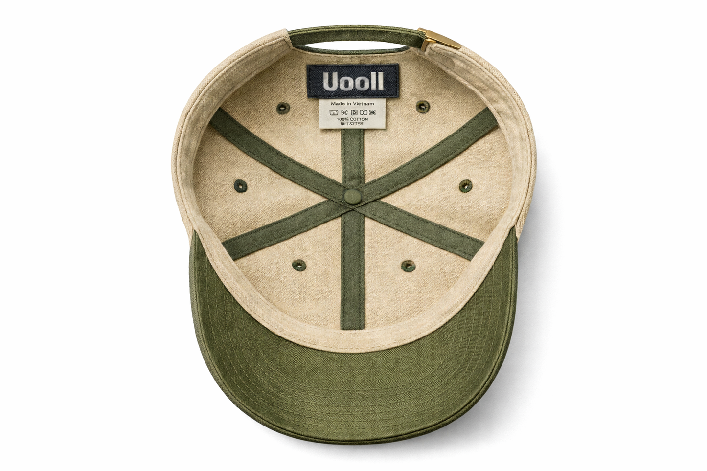 Washed 6-Panel Ball Cap_ヌバックペールカーキ · オリーブブランチ