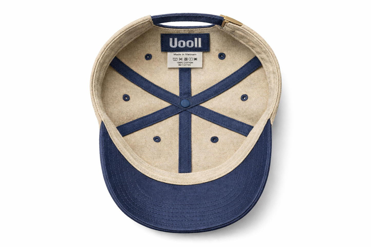 Washed 6-Panel Ball Cap_ヌバックペールカーキ・ドレスブルース