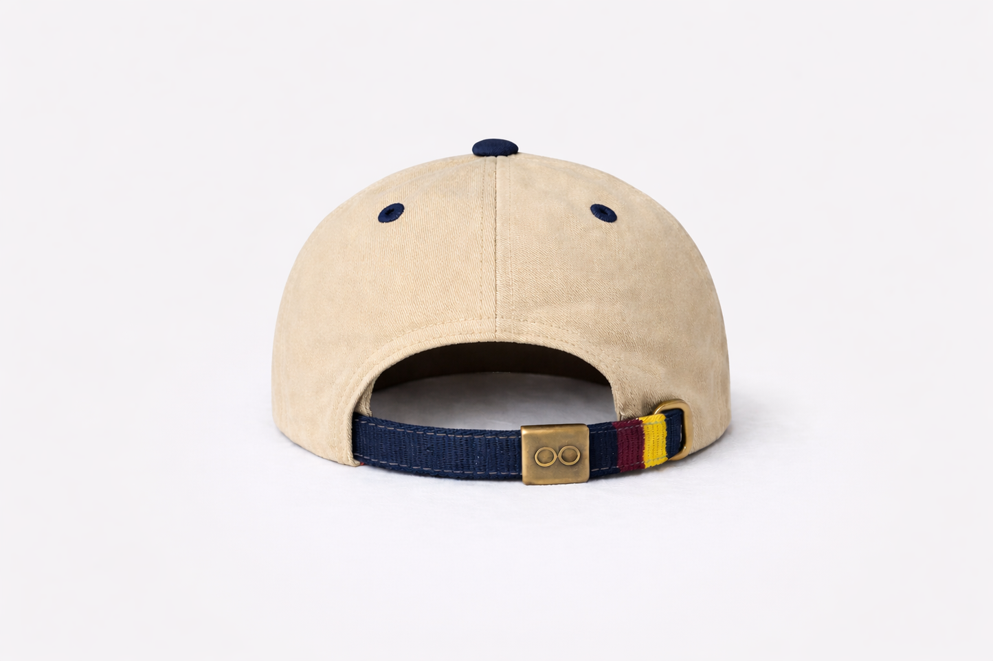 Washed 6-Panel Ball Cap_ヌバックペールカーキ・ドレスブルース