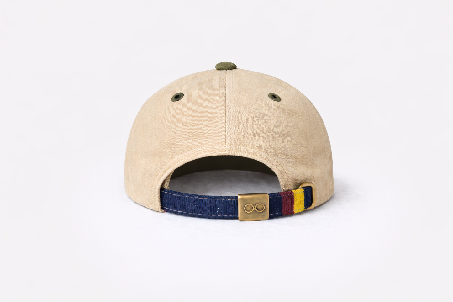 Washed 6-Panel Ball Cap_ヌバックペールカーキ · オリーブブランチ