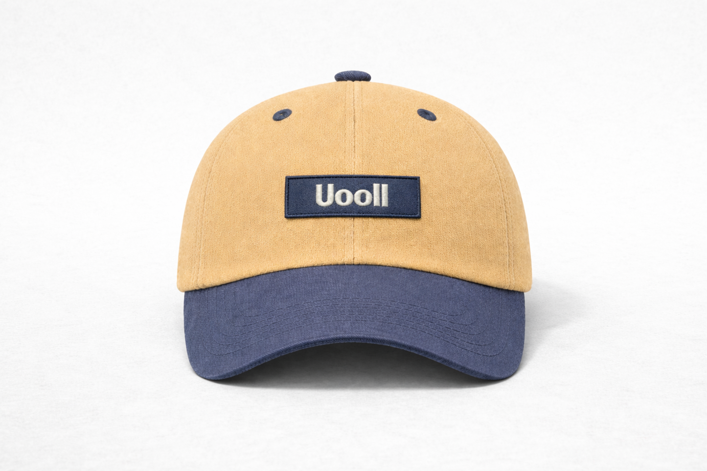 Washed 6-Panel Ball Cap_ヌバックペールカーキ・ドレスブルース