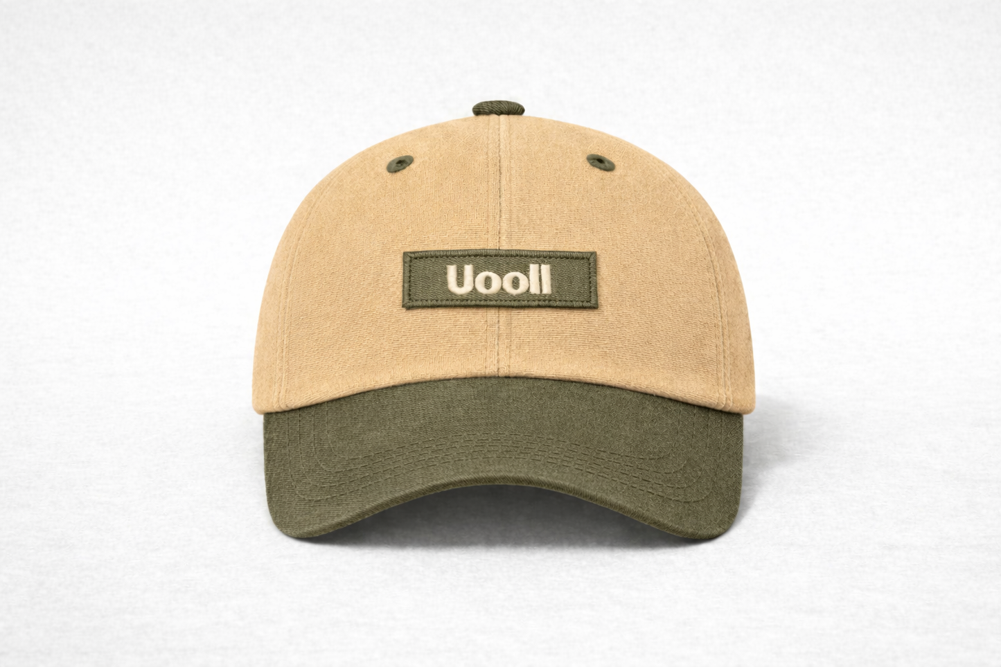 Washed 6-Panel Ball Cap_ヌバックペールカーキ · オリーブブランチ